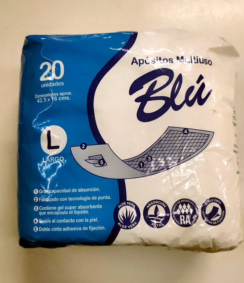 APOSITO MULTIUSO BLÚ TALLA L 20UN