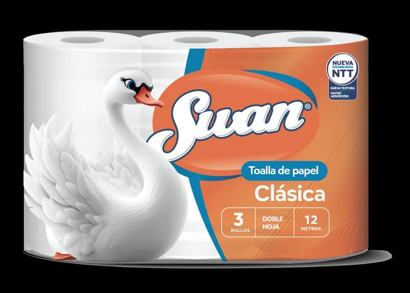 TOALLA SWAN 3X12