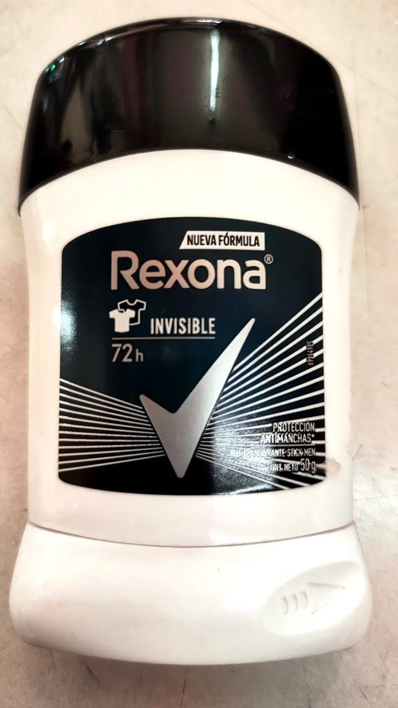 DESODORANTE REXONA INVISIBLE HOMBRE BARRA