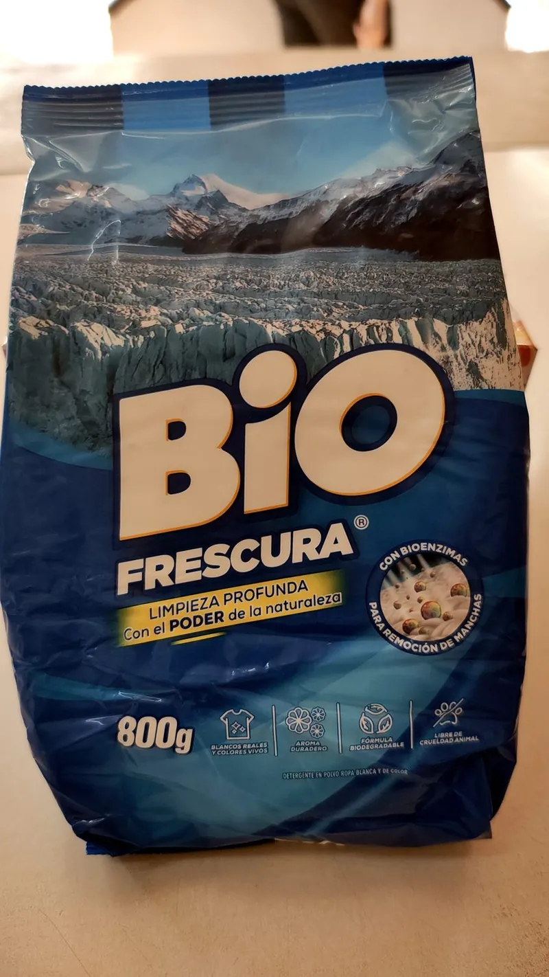 DETERGENTE POLVO AZUL BIOFRESCURA 800G
