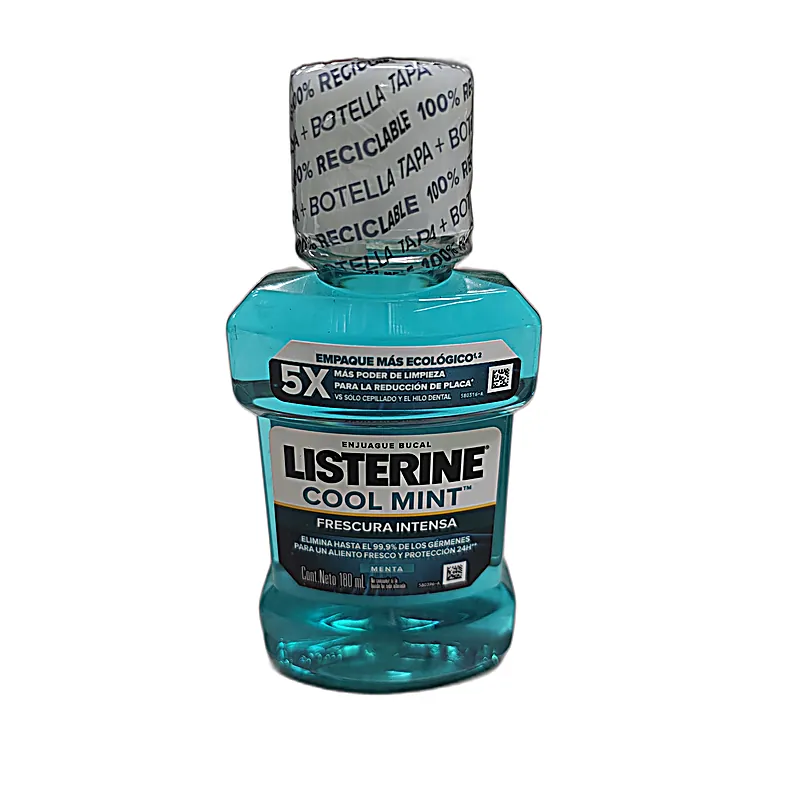 ENJUAGUE BUCAL LISTERINE ZERO ALCOHOL 180ML