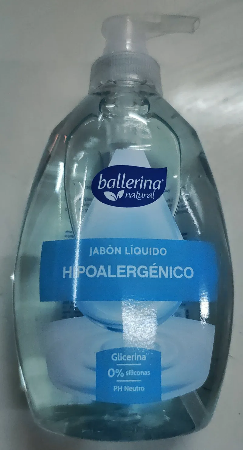 JABON BALLERINA HIPOLARGENICO 350 ML