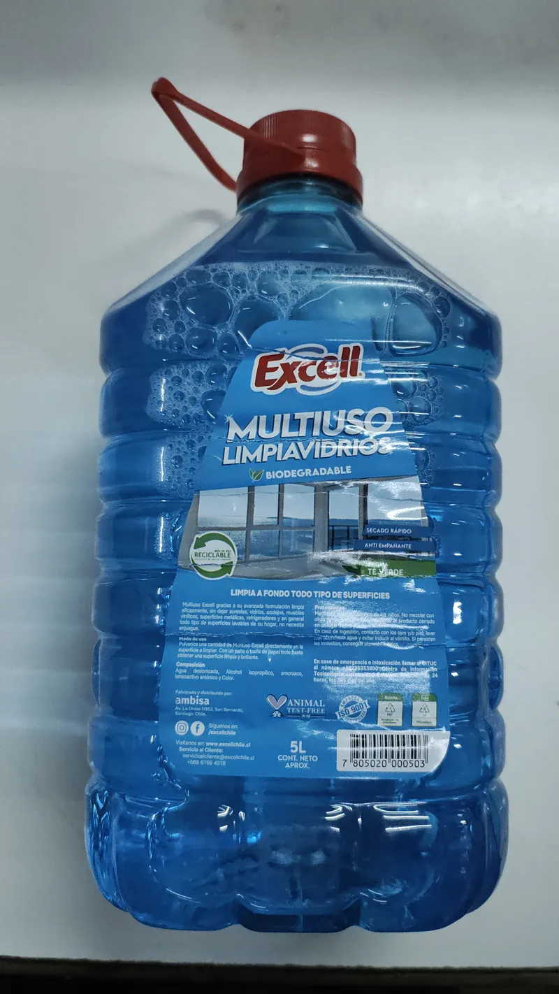 LIMPIAVIDRIOS EXCELL 5LT