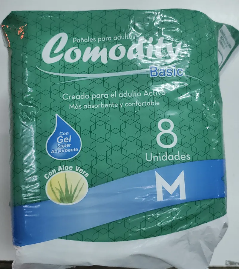 PAÑAL ADULTO COMODITY BASIC TALLA M 8UN